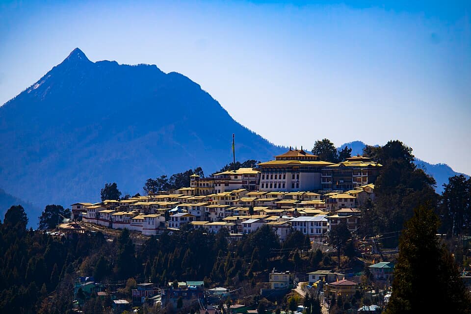 Tawang monastery, on the Guwahati to Tawang route