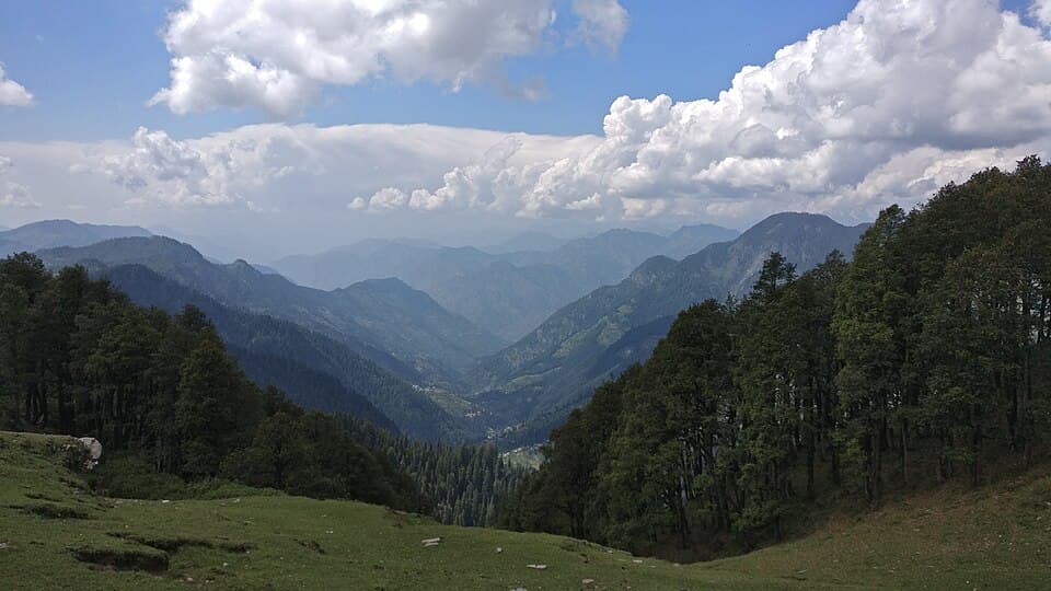 The view from Jalori Pass, on the Jalori Pass, Tirthan valley and Shoja route